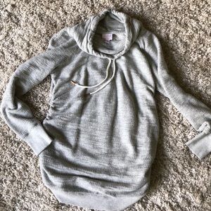 Maternity Sweatshirt (Heather light Grey)